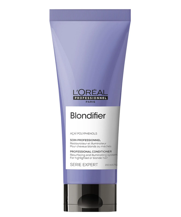 Acondicionador Blondifier Gloss Iluminador y Neutralizante L`Oréal Serie Expert