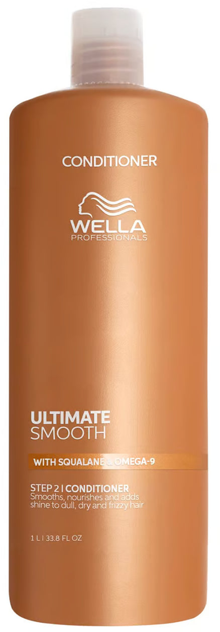 Acondicionador Ultimate Smooth cabello encrespado 1000ml Wella Professionals