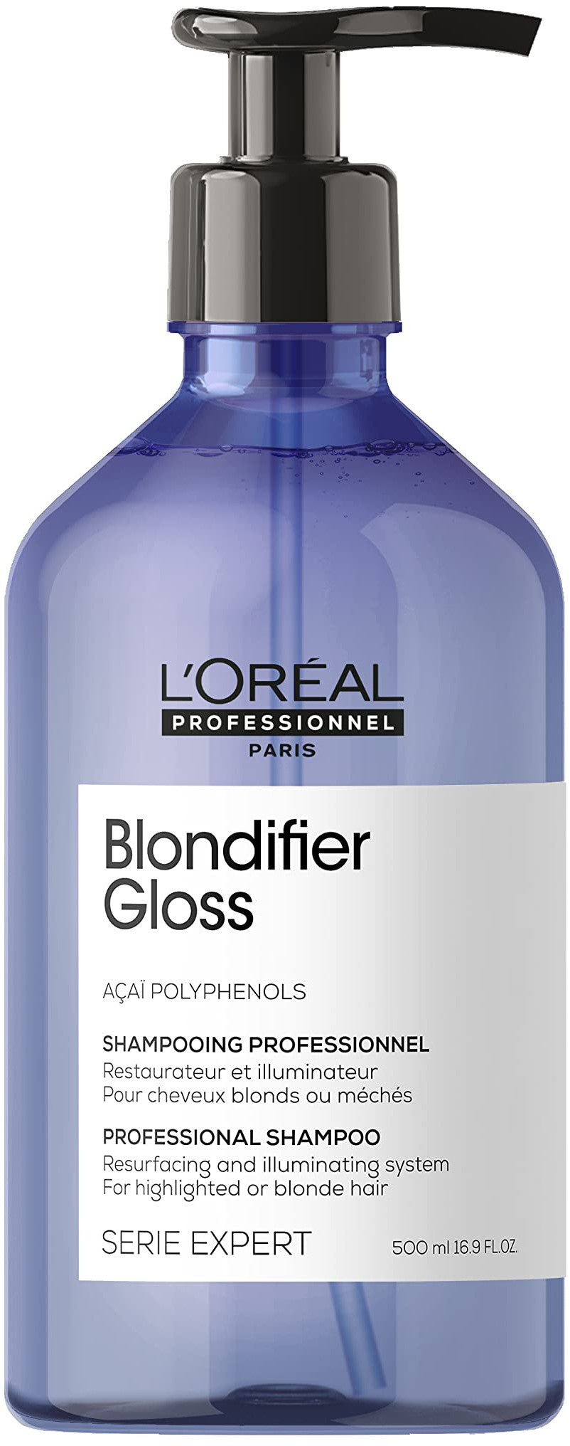 Champú Blondifier Gloss Iluminador y Neutralizante 500ml L`Oréal Serie Expert