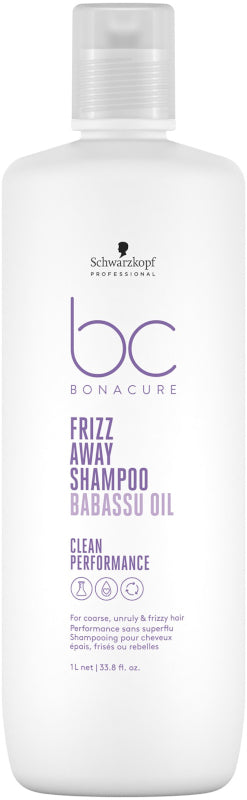 Champú Cabellos Rebeldes Bonacure Frizz Away 1000ml Schwarzkopf Professional