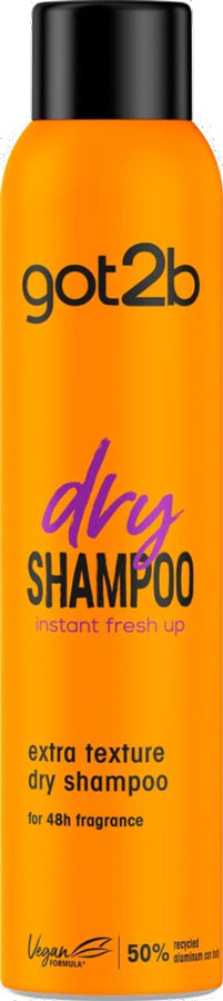 Champú en seco GOT2B DRY SHAMPOO Extra Clean & Soft Texture Schwarzkopf
