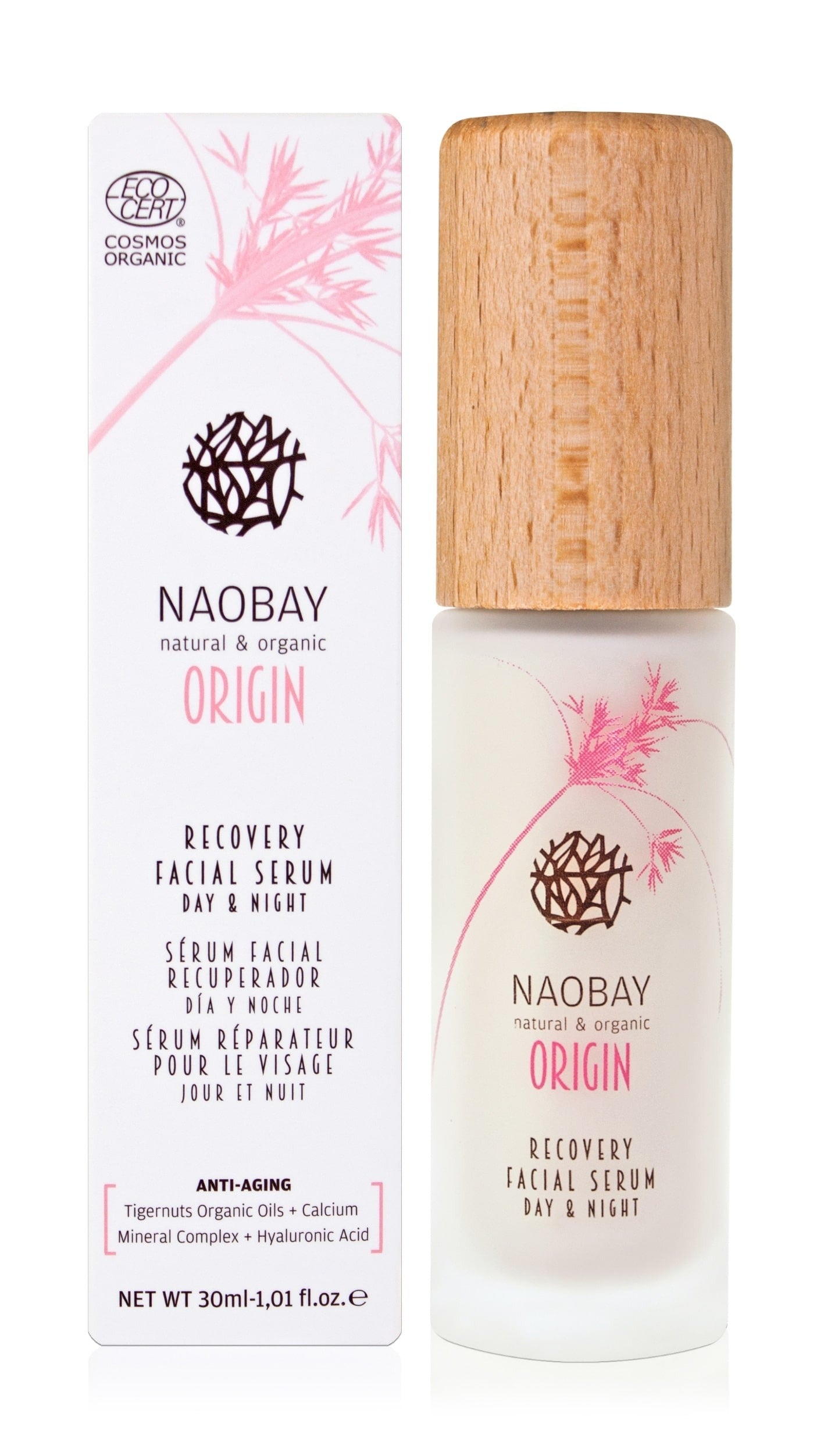 Sérum Facial Recuperador Antiedad Día y Noche Origin Naobay