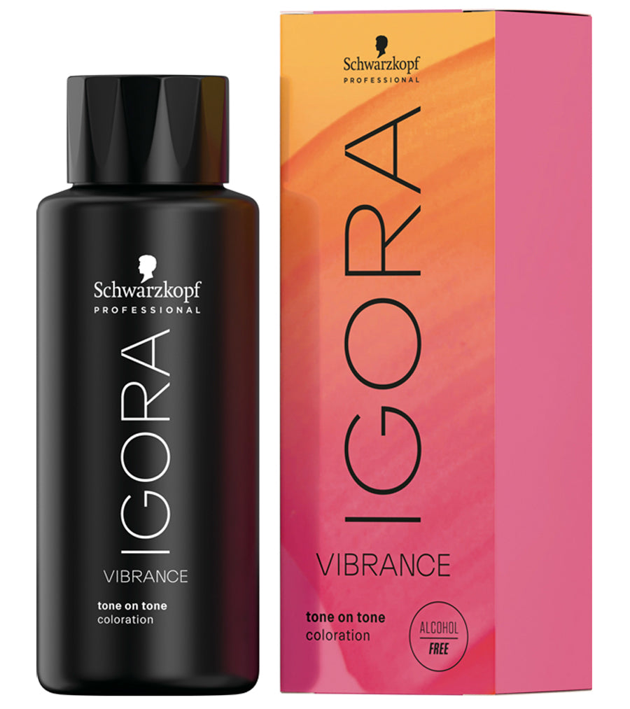 Tinte Igora Vibrance 4-0 Castaño Medio Natural Schwarzkopf Professional