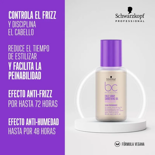 Aceite Suavizante Frizz Away Bonacure Schwarzkopf Professional