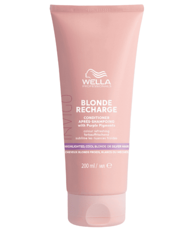 Acondicionador Blonde Recharge Cabello Rubio Wella Invigo