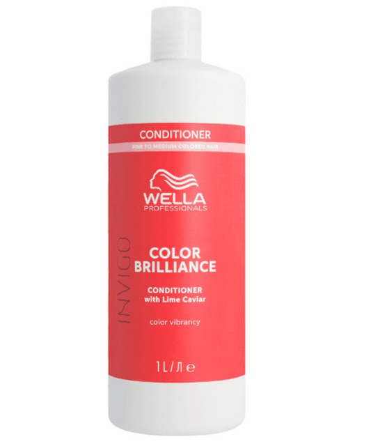 Acondicionador Cabello Fino 1000ml Invigo Color Brilliance Wella Professionals