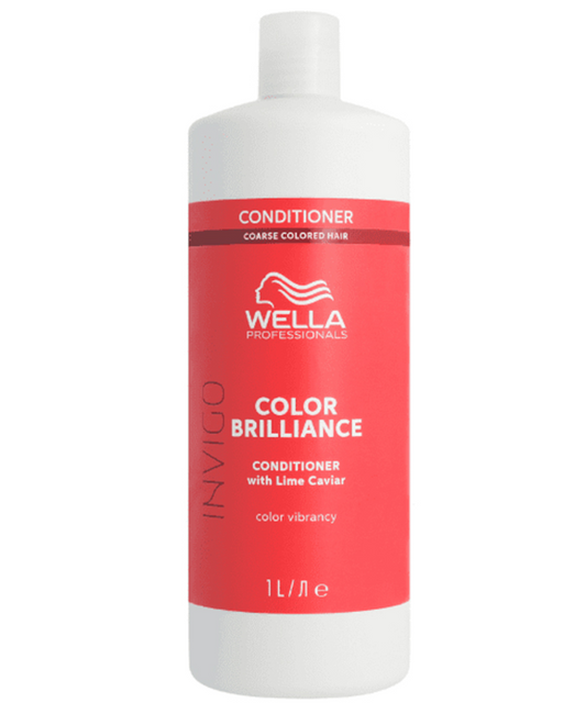 Acondicionador Cabello Grueso 1000ml Invigo Color Brilliance Wella Professionals