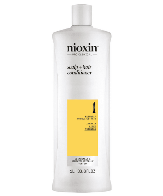 Acondicionador Engrosador para Cabello Natural con Debilitamiento Ligero Sistema 1 1000ml Nioxin