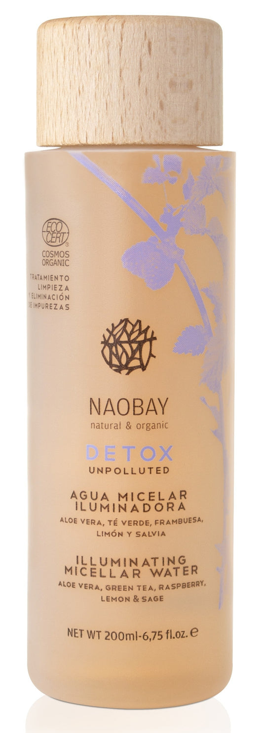 Agua Micelar Iluminadora Detox Naobay