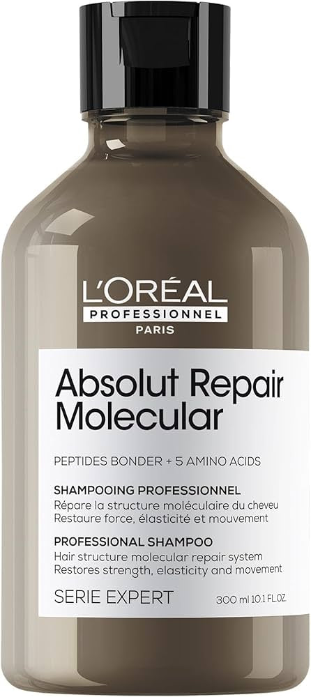 Champú Absolut Repair Molecular repara y fortalece L`Oréal Serie Expert