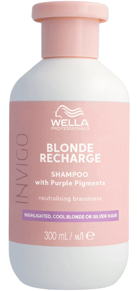Champú Blonde Recharge Cabello Rubio Wella Invigo