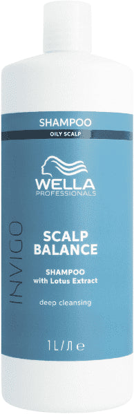 Champú Purificante para Cuero Cabelludo Graso 1000ml Invigo Scalp Balance Deep Cleansing Wella Professionals