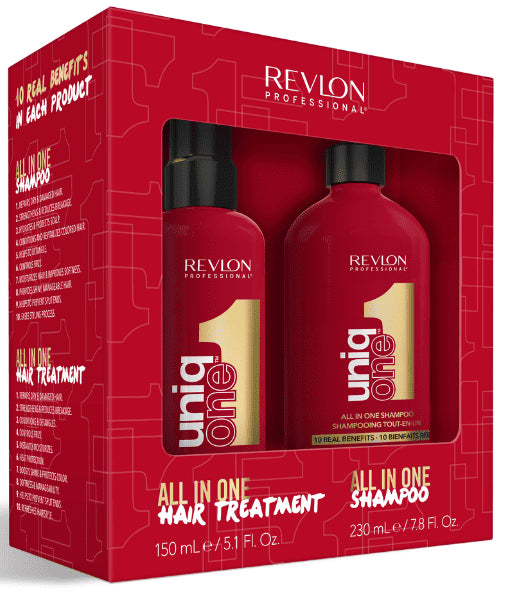 Pack Uniq One Revlon Champú 230 ml + Uniq One 150 ml