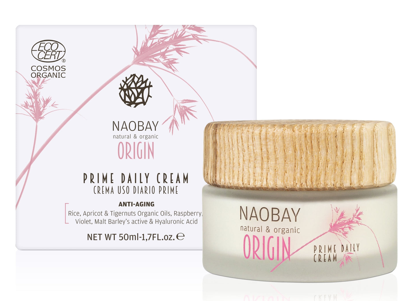 Crema Facial Hidratante Antiedad Uso Diario Origin Naobay