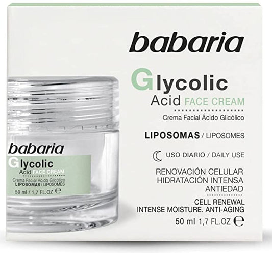 Crema Renovación Celular Ácido Glicólico Babaria