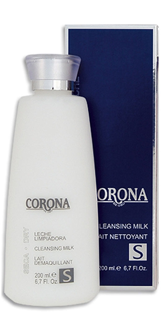 Leche limpiadora facial piel seca Corona de Oro