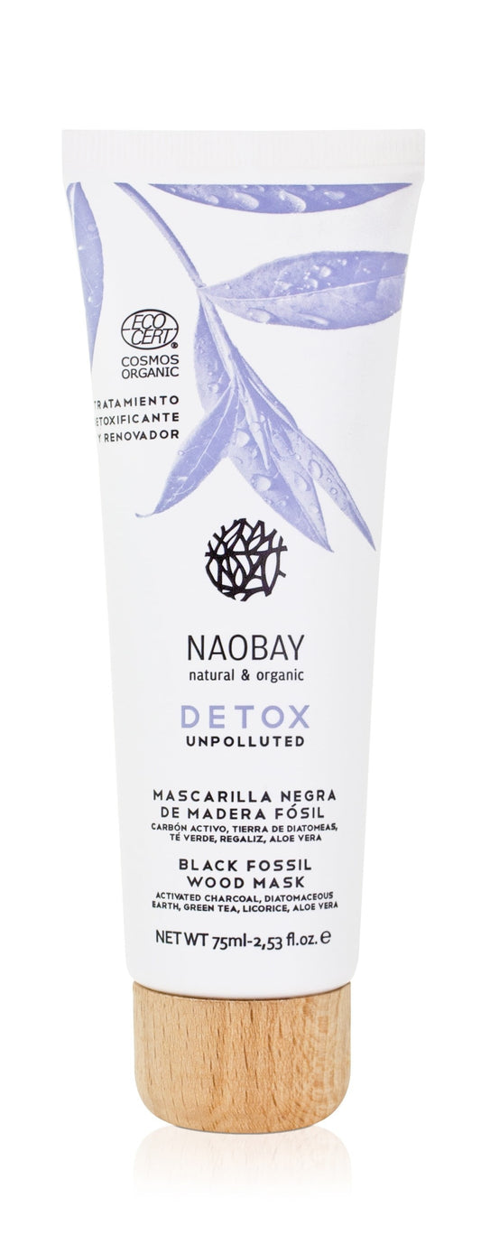 Mascarilla Negra de Madera Fósil Detox Naobay