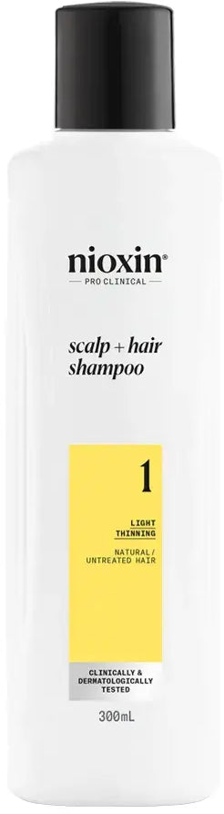Champú Engrosador para Cabello Natural con Debilitamiento Ligero Sistema 1 Nioxin