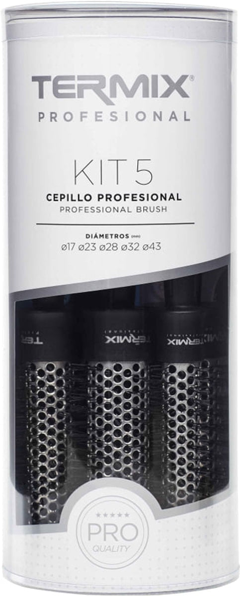 Pack 5 Cepillos Clásico (17 - 23 - 28 - 32 - 43 mm) Termix
