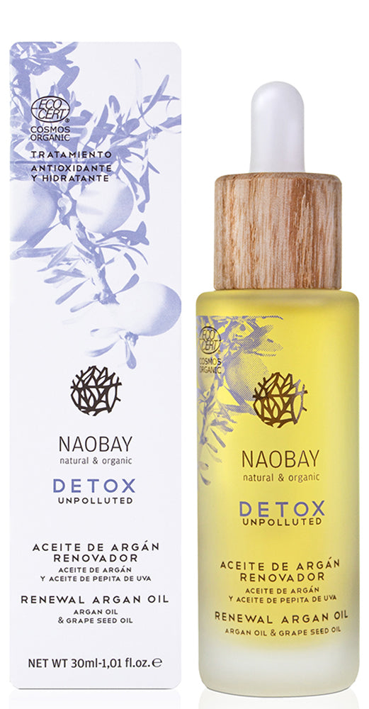 Sérum Aceite de Argán Renovador Detox Naobay