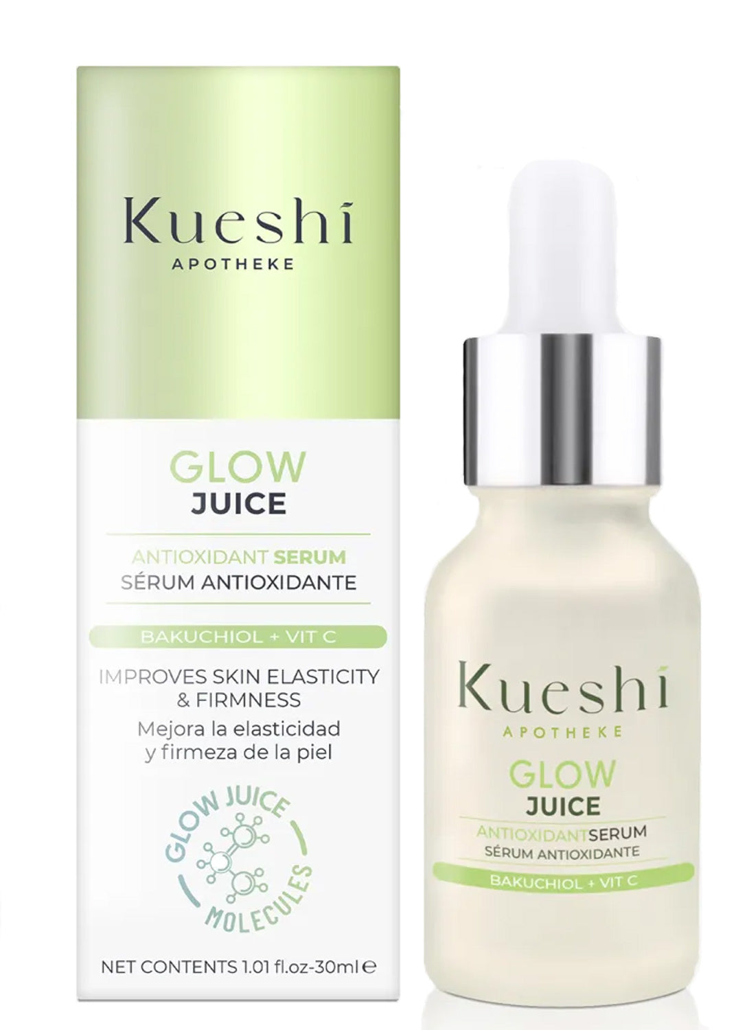 Sérum Antioxidante Bakuchiol + Vitamina C Kueshi
