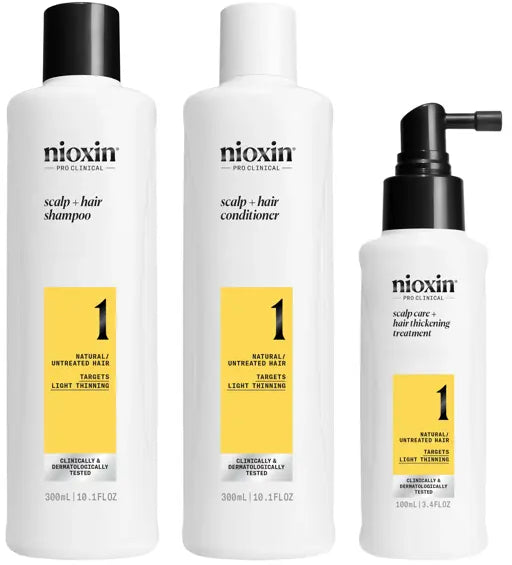 System Kit 1 Tratamiento Completo Engrosador Nioxin