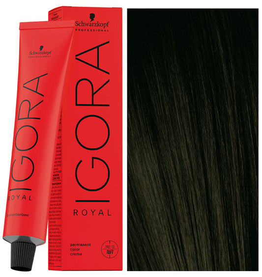 Tinte Igora Royal 3-0 Castaño Oscuro Schwarzkopf Professional