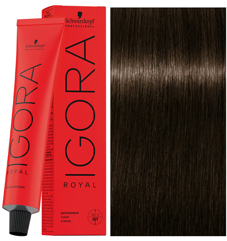 Tinte Igora Royal 5-0 Castaño Claro Schwarzkopf Professional