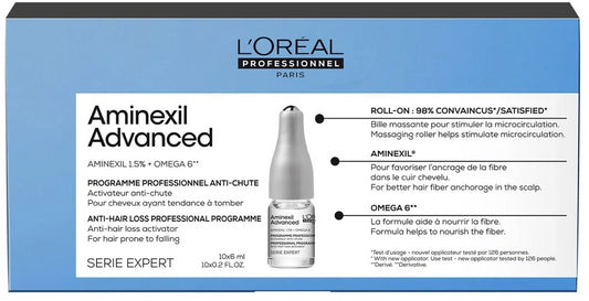 Tratamiento Sérum Activador Anticaída (Serie Expert 10 ampollas x 6 ml) Aminexil Advanced L'Oréal